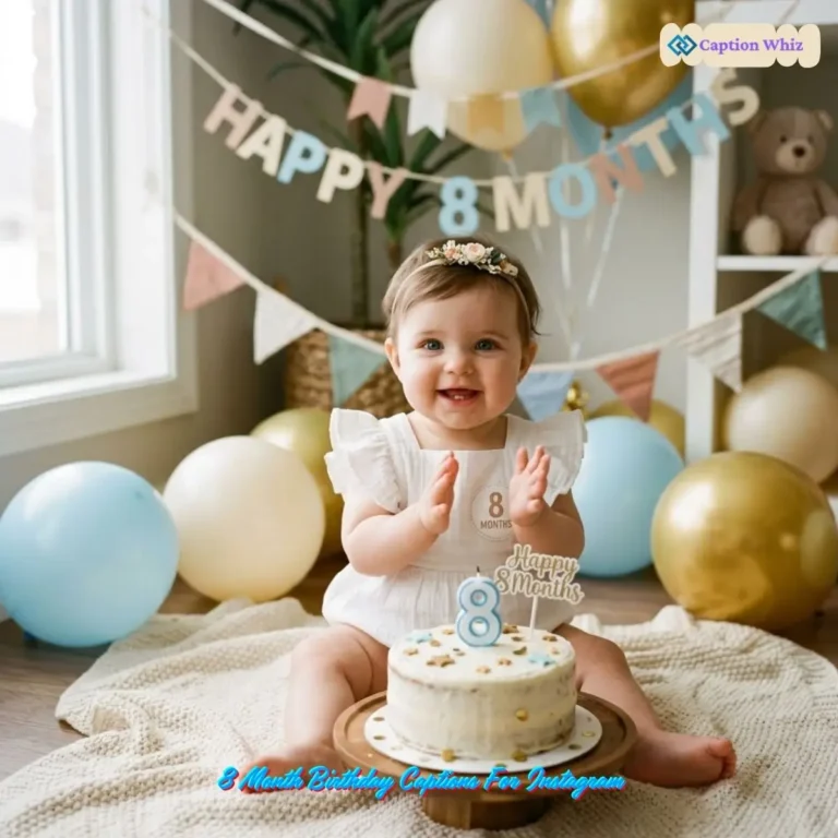 137+ Magical 8 Month Birthday Captions For Instagram and Quotes to Celebrate Joy