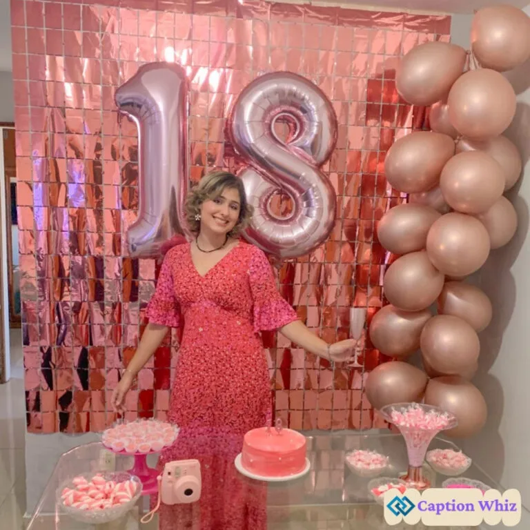 Celebrate with 135+ Stunning 18th Birthday Captions For Instagram And Quotes Magic