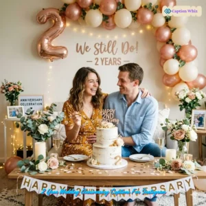 Celebrate Love with 139+ Unique 2 Year Wedding Anniversary Captions For Instagram