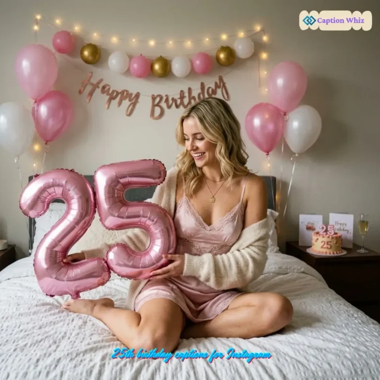 25th Birthday Captions For Instagram
