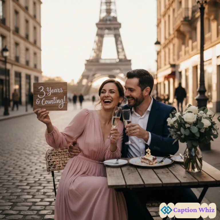 Celebrate Love with 3 Year Wedding Anniversary Captions For Instagram 127+ Magical Moments