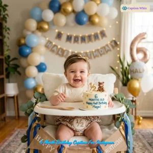 Celebrate 6 Month Birthday Captions For Instagram and Quotes with 127+ Adorable Moments