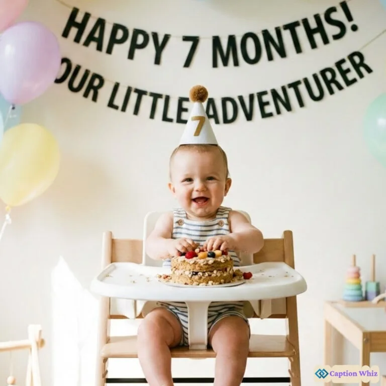 125+ Magical 7 Month Birthday Captions For Instagram and Quotes to Celebrate Joy