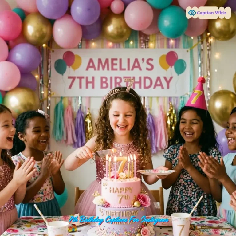 7th Birthday Captions For Instagram