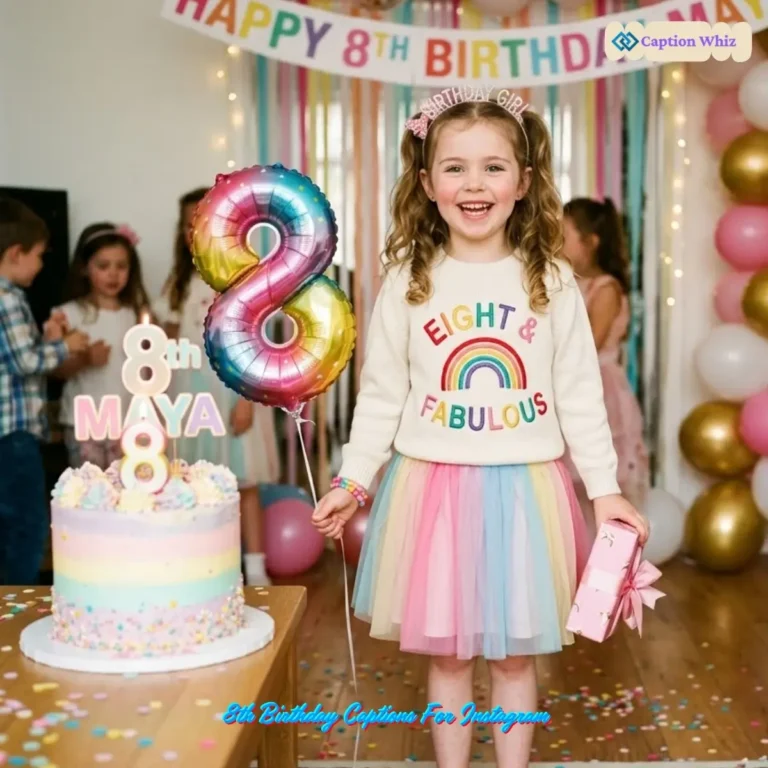 8th Birthday Captions For Instagram