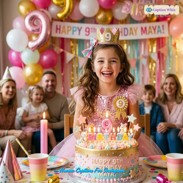 9th Birthday Captions For Instagram