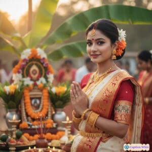 Assamese Puja Captions for Instagram