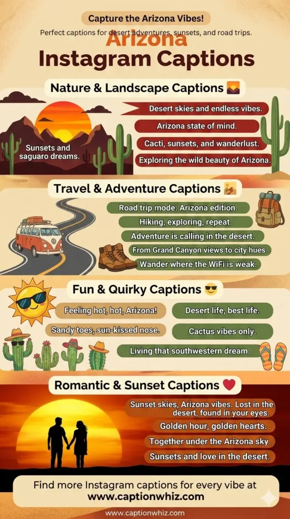 137+ Inspiring Arizona Captions For Instagram and Quotes to Brighten Your Feed