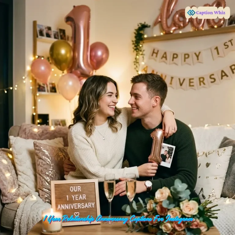 Celebrate Love with 137+ Heartfelt 1 Year Relationship Anniversary Captions For Instagram and Quotes