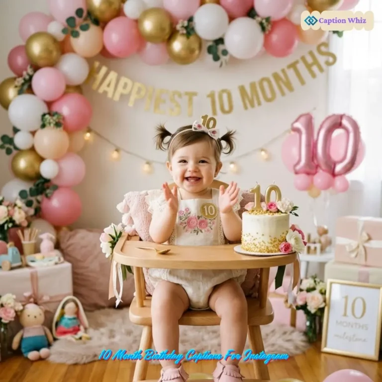 Celebrate Your Little Star with 10 Month Birthday Captions For Instagram And Quotes 127+ Magical Moments