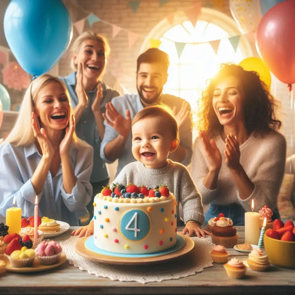 147+ Cute 4 Month Birthday Captions For Instagram and Quotes Full Of Smiles