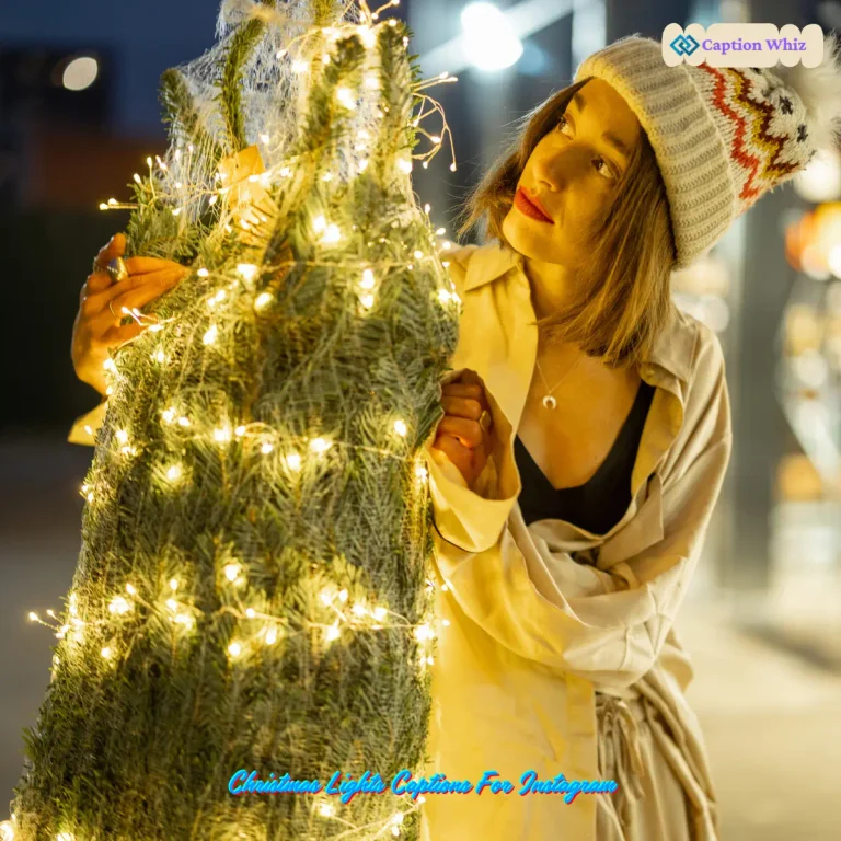 Christmas Lights Captions For Instagram