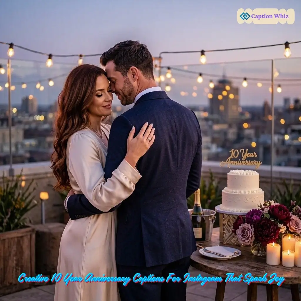 Celebrate Love with 10 Year Anniversary Captions For Instagram and Quotes 129+ Magical Moments