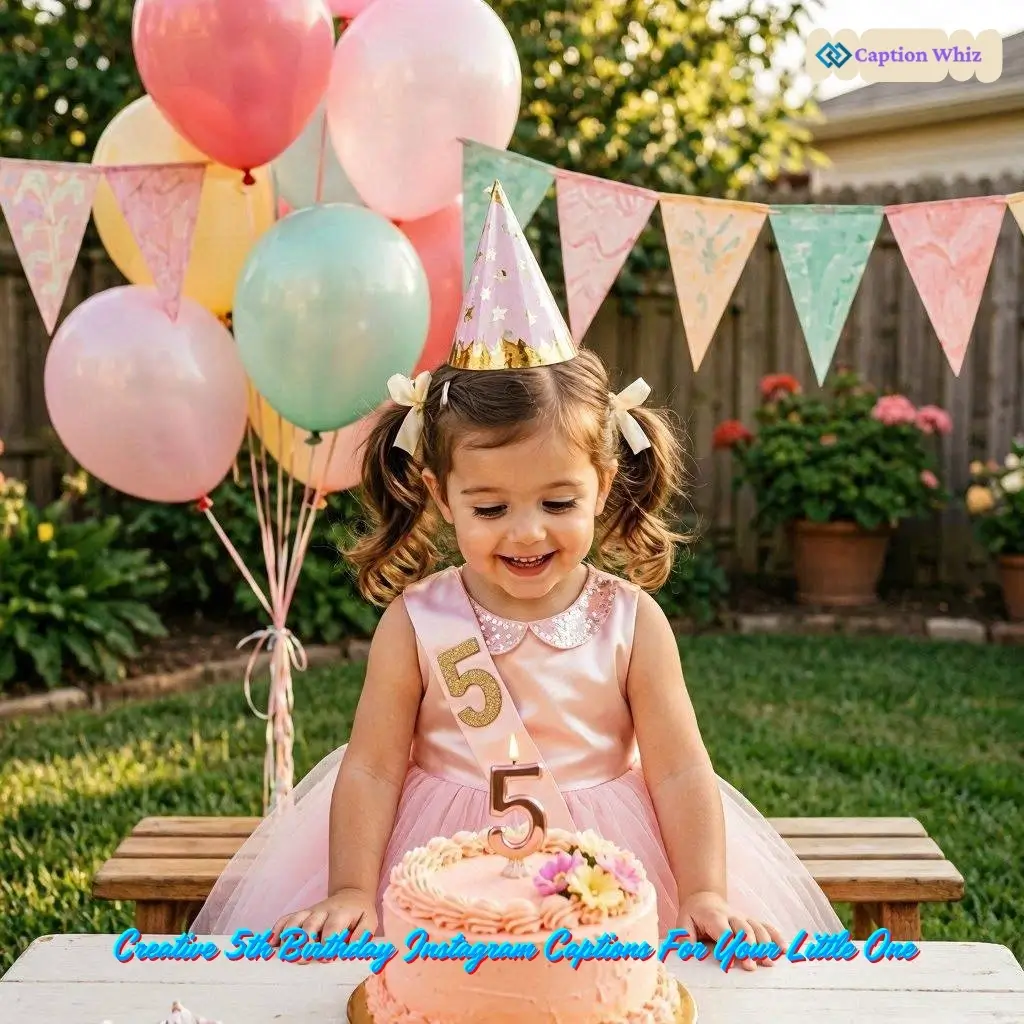 Celebrate with 123+ Fun 5th Birthday Captions For Instagram and Quotes That Spark Joy