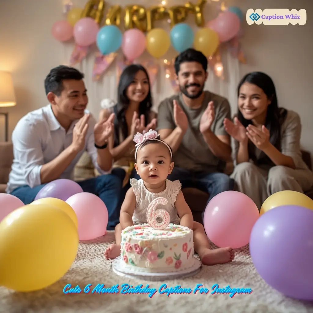 Celebrate 6 Month Birthday Captions For Instagram and Quotes with 127+ Adorable Moments