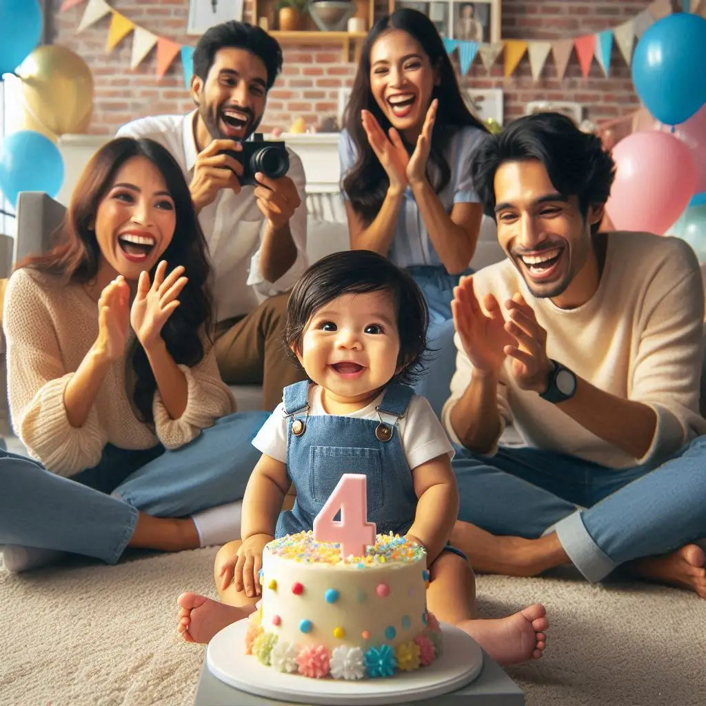 147+ Cute 4 Month Birthday Captions For Instagram and Quotes Full Of Smiles