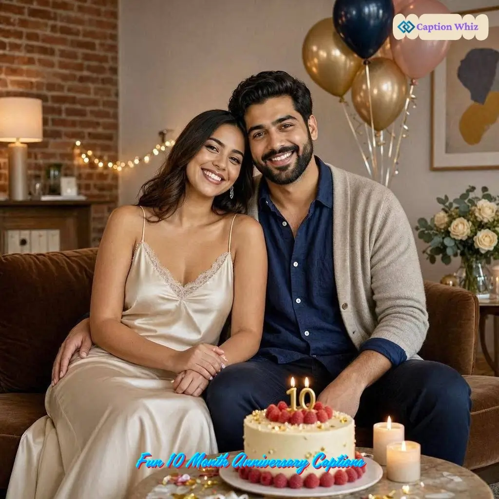 Celebrate Love with 10 Month Anniversary Captions For Instagram and Quotes 143+ Delightful Moments