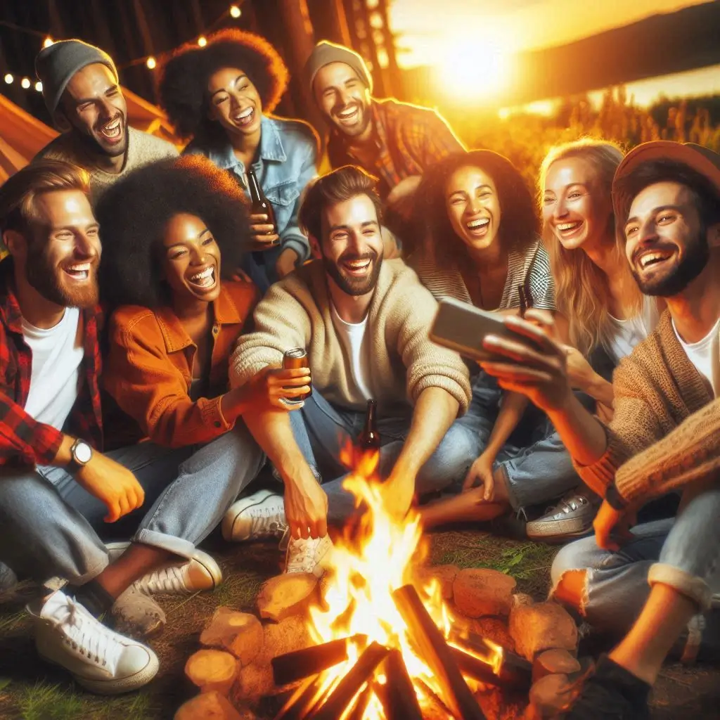 Fun Camp Captions for Nature Nights and Adventure