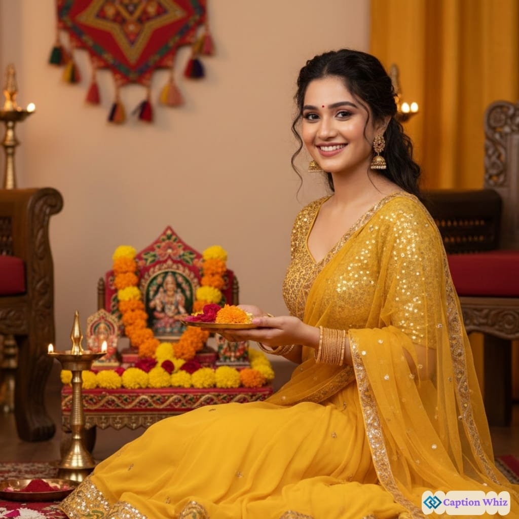 Gujarati Puja Captions for Instagram