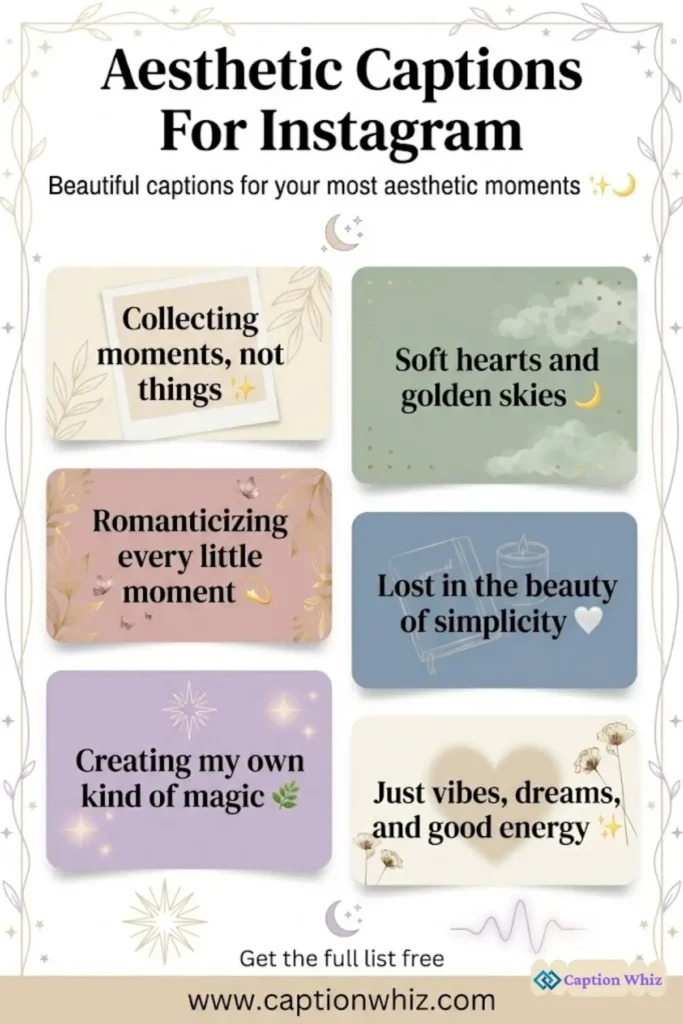 139+ Dreamy Aesthetic Captions For Instagram and Quotes to Inspire Your Feed