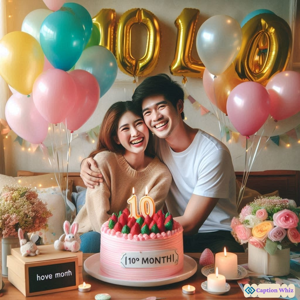 Celebrate Love with 10 Month Anniversary Captions For Instagram and Quotes 143+ Delightful Moments