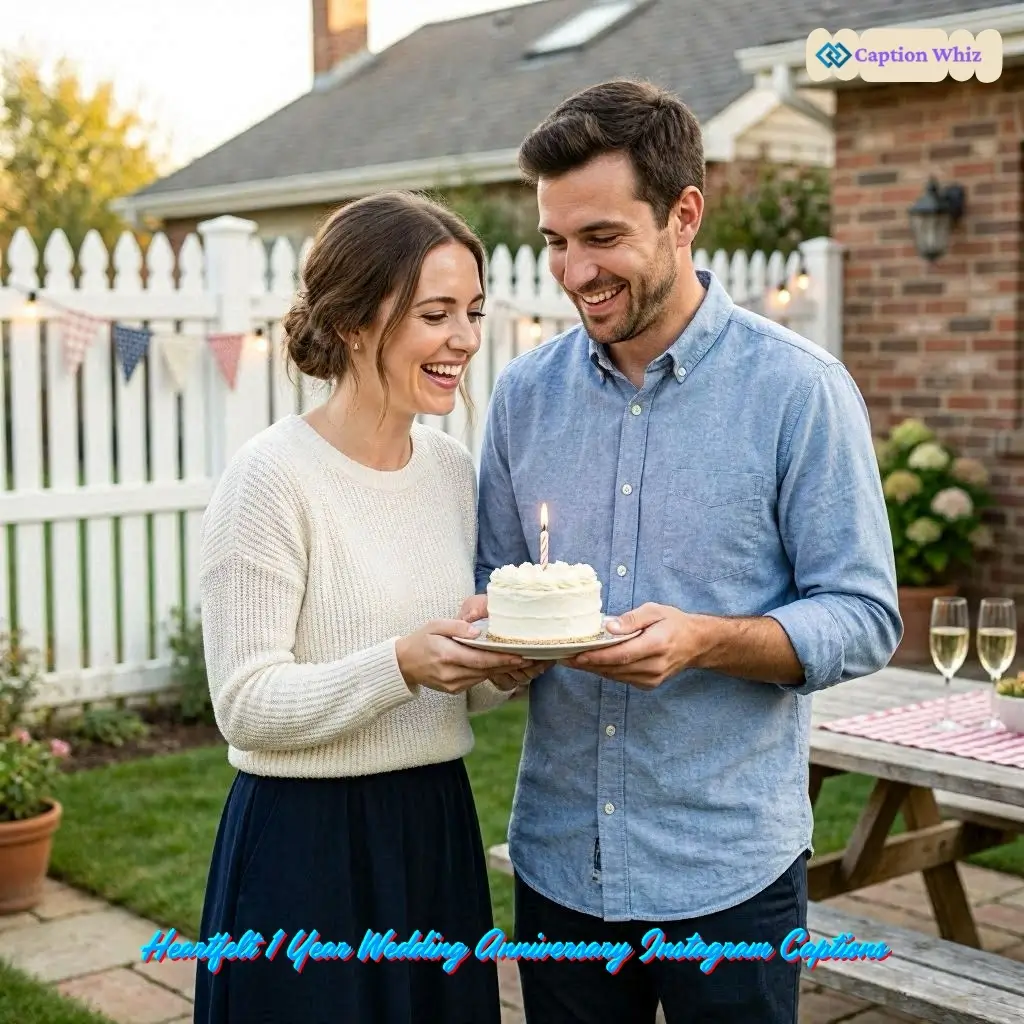 Cherishing 1 Year Wedding Anniversary Captions For Instagram and Quotes with 143+ Heartfelt Moments
