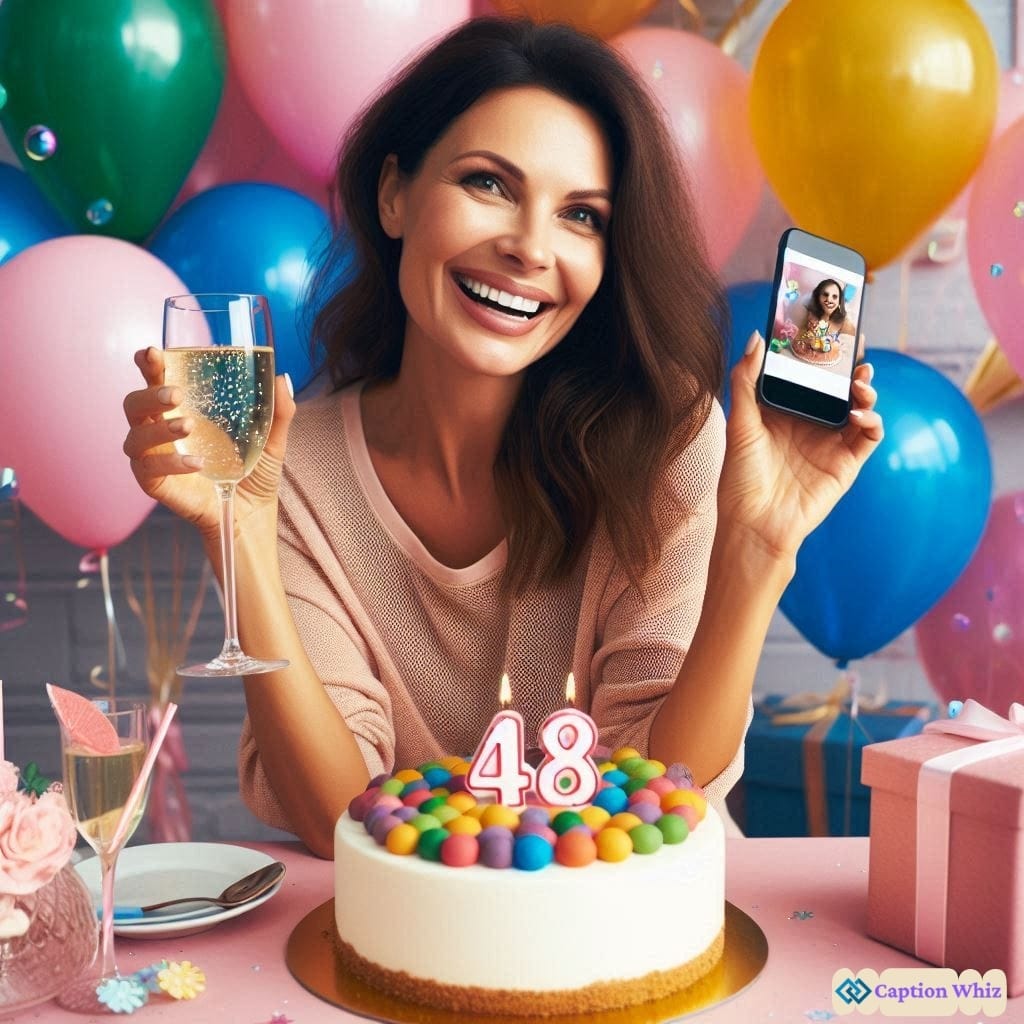 147+ Fun 48th Birthday Captions For Instagram and Quotes For Milestone Vibes