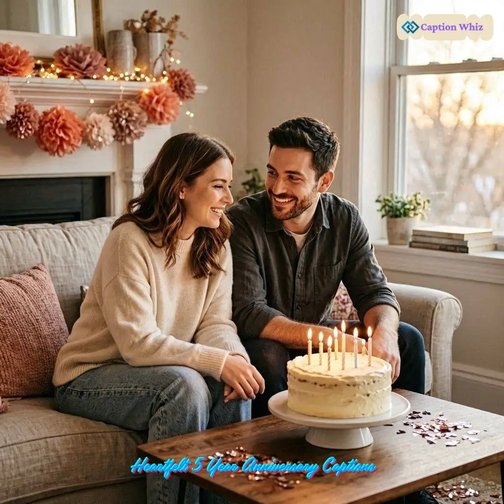 125+ Heartfelt 5 Year Anniversary Captions and Quotes For Your Special Bond