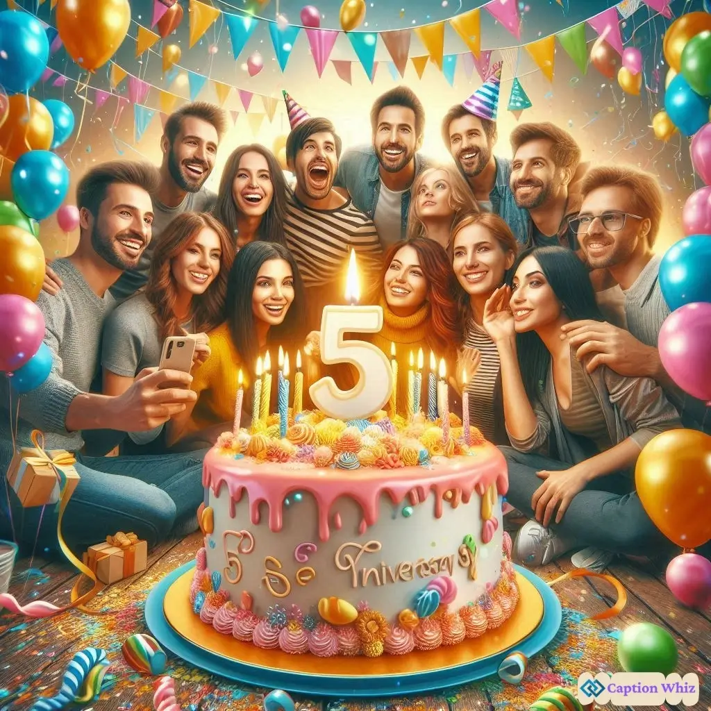 Heartfelt 5 Year Anniversary Captions