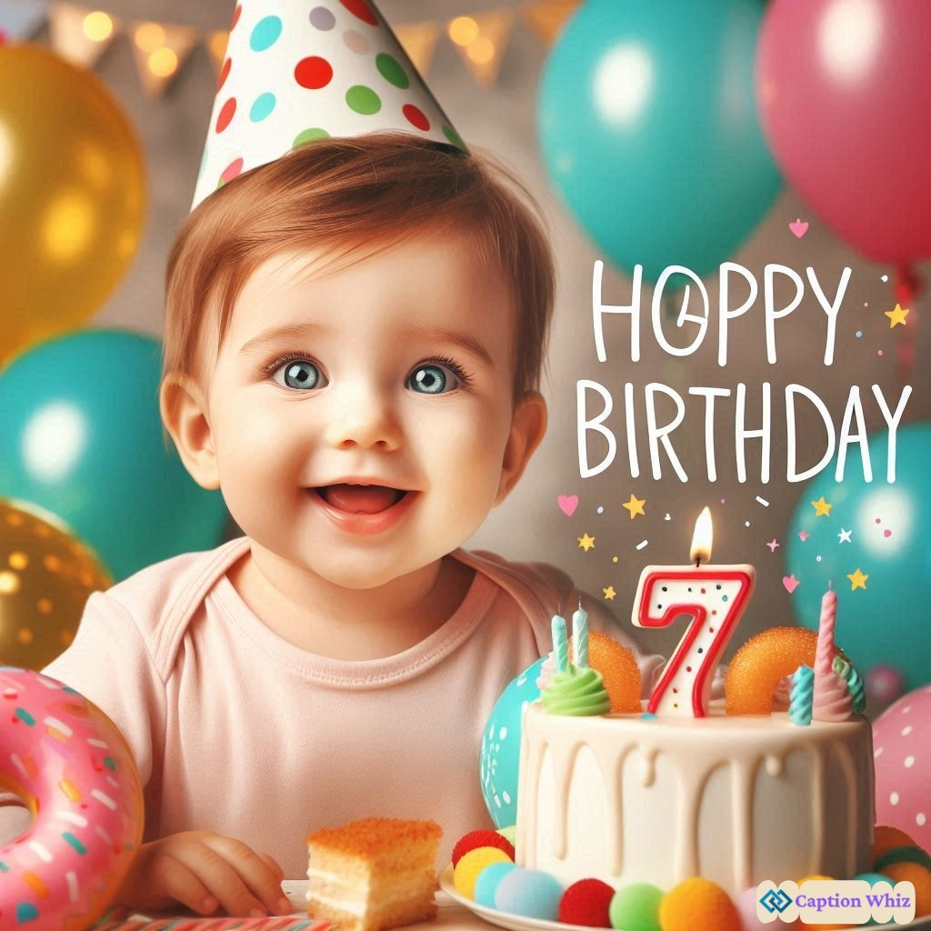 Heartwarming 7 Month Birthday Captions Quotes