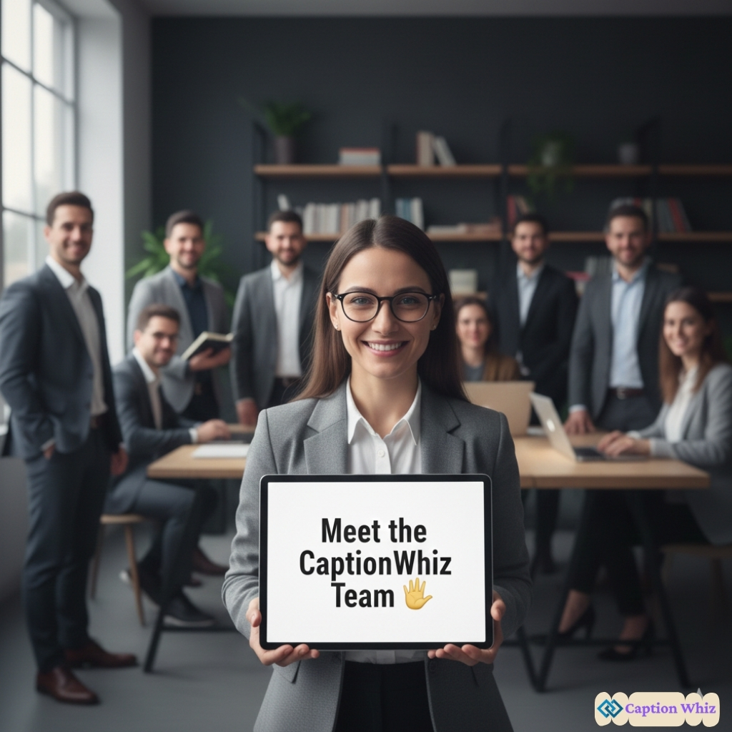 Meet the CaptionWhiz Team Meet the CaptionWhiz Team