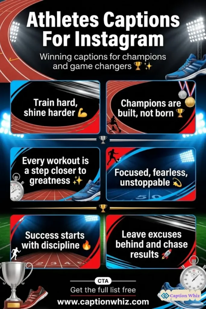 149+ Powerful Athletes Captions For Instagram and Inspiring Quotes