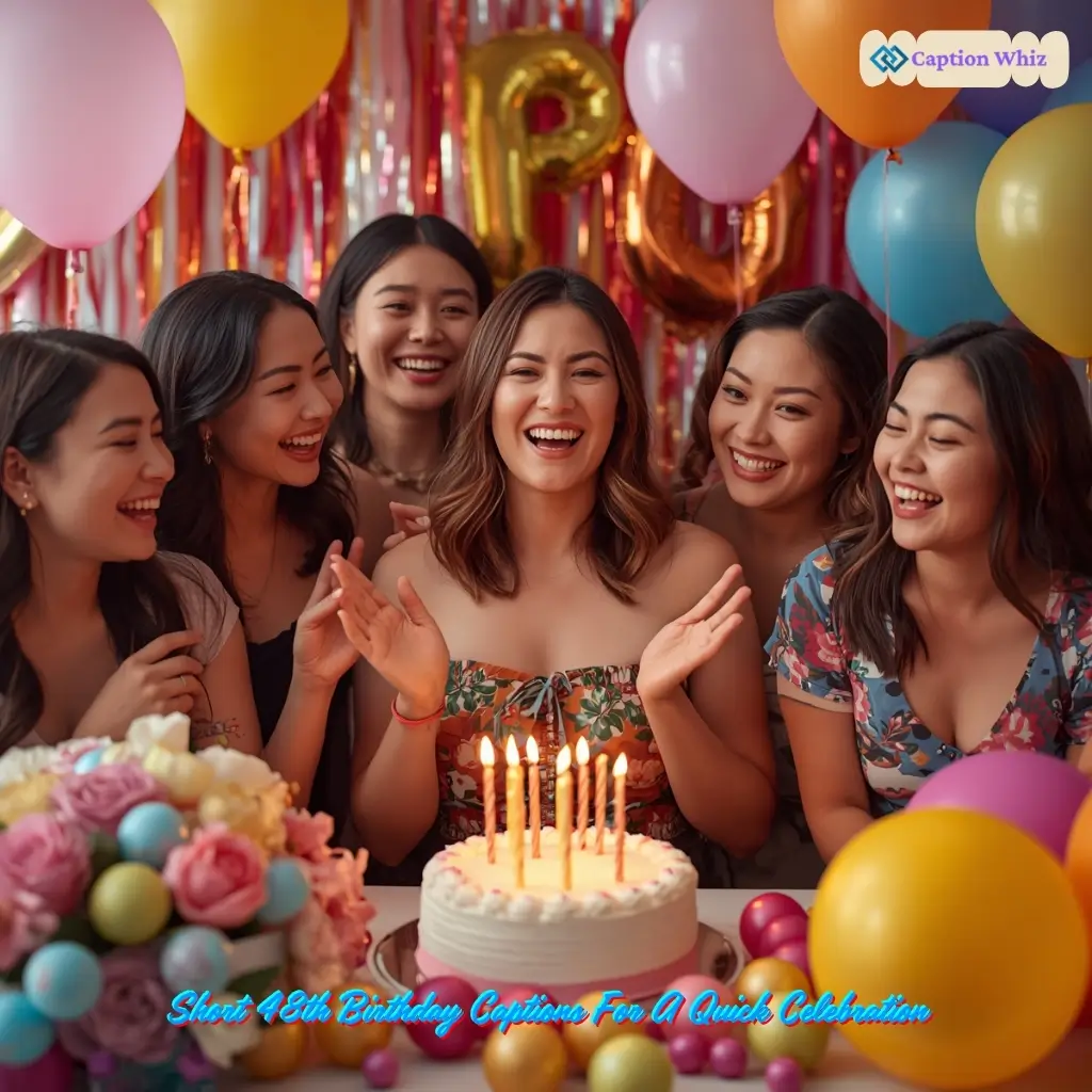 147+ Fun 48th Birthday Captions For Instagram and Quotes For Milestone Vibes