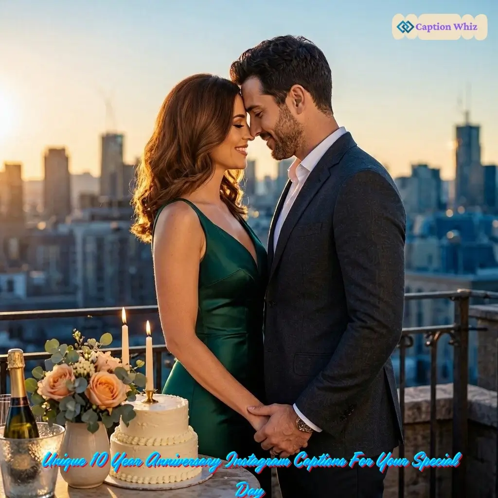 Celebrate Love with 10 Year Anniversary Captions For Instagram and Quotes 129+ Magical Moments