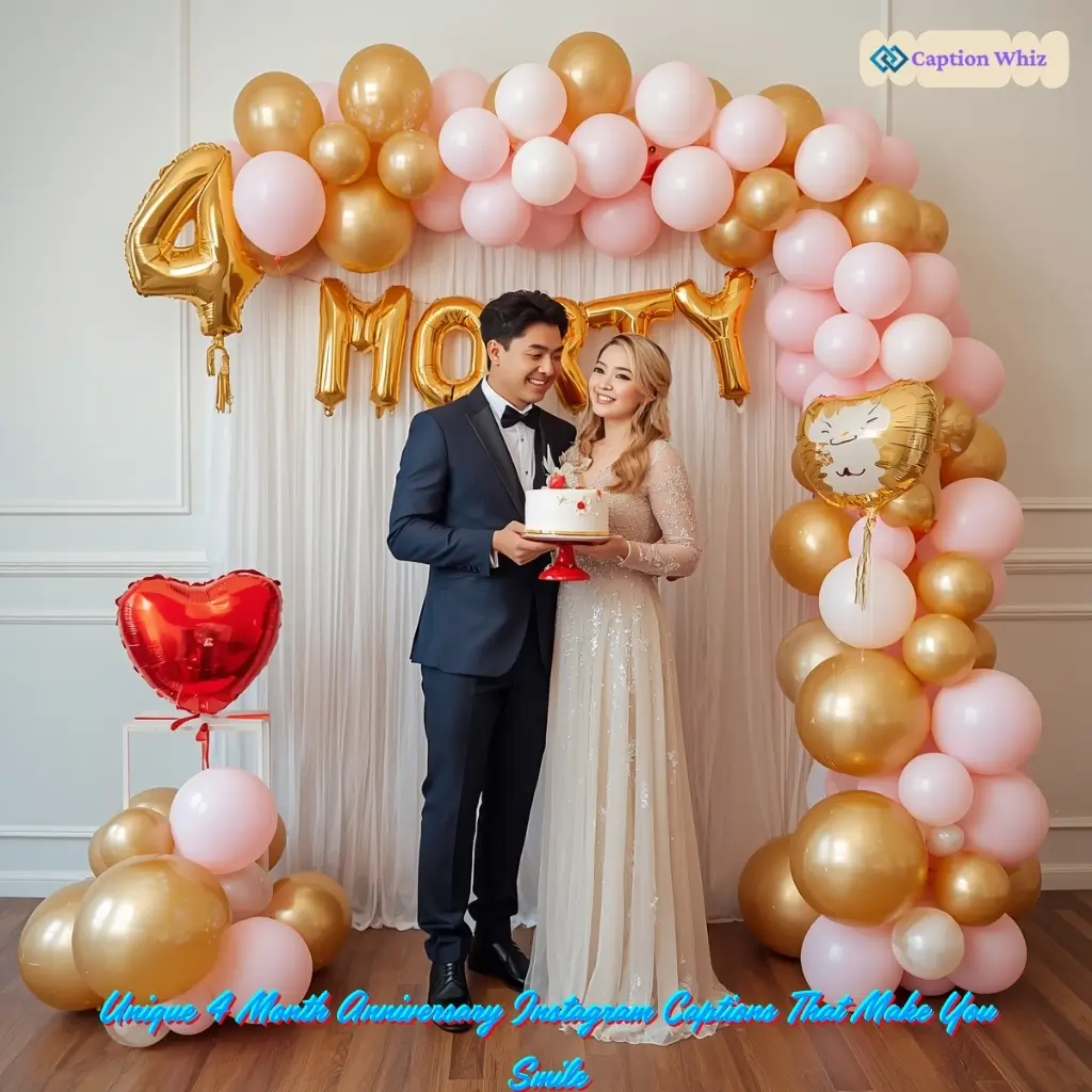 Celebrate Love with 139+ Unique 4 Month Anniversary Captions For Instagram And Quotes