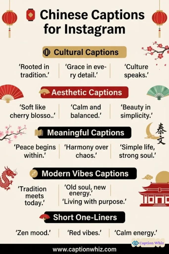 127+ Unforgettable Chinese Captions For Instagram That Inspire Engagement