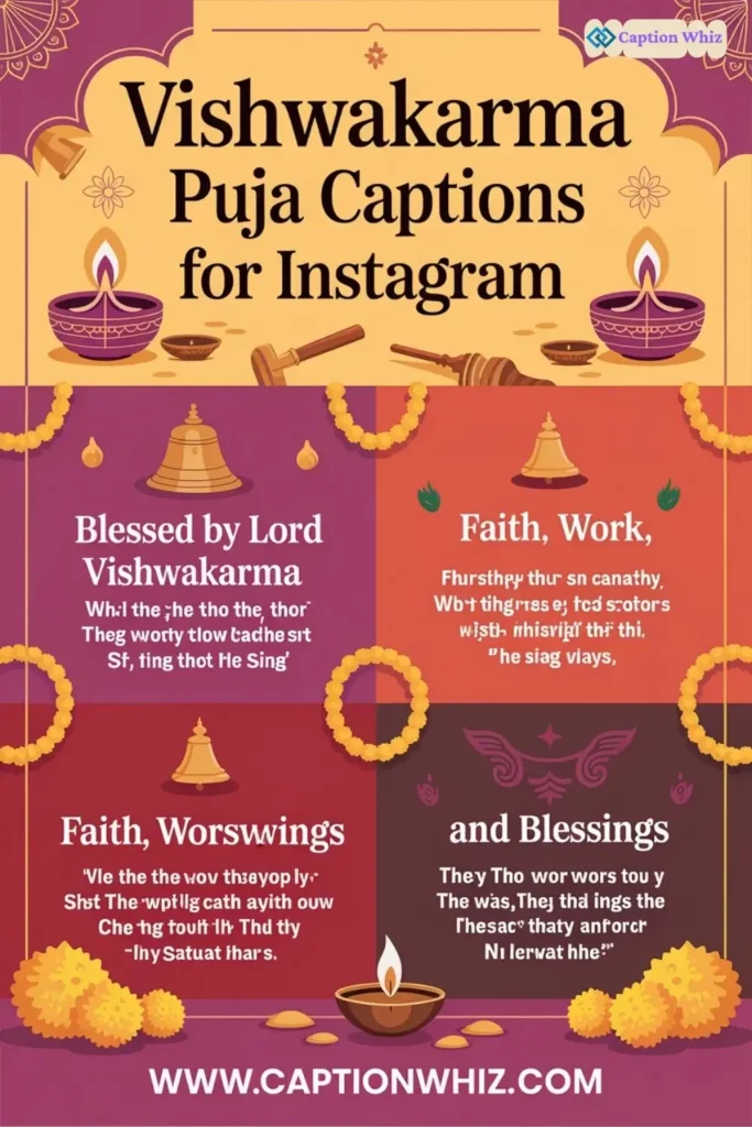 135+ Essential Vishwakarma Puja Captions For Instagram and Quotes to Inspire You