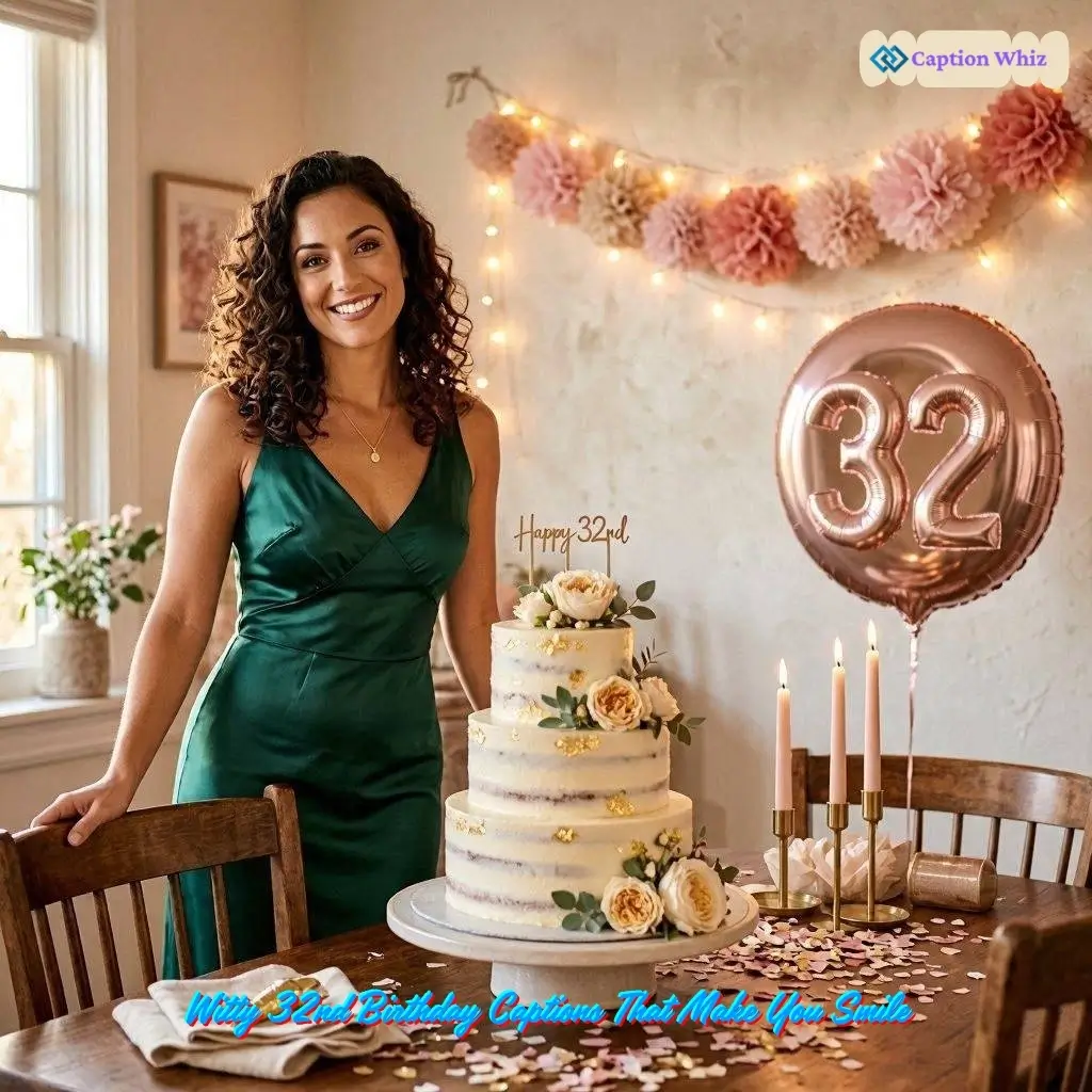 Celebrate Your 32nd Birthday Captions For Instagram And Quotes with 127+ Fun Ideas
