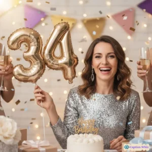 123+ 34th Birthday Captions For Instagram and Quotes To Celebrate Another Year Of Growth