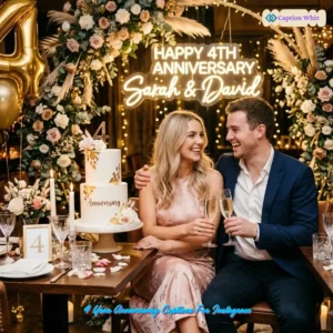 137+ Romantic 4 Year Anniversary Captions For Instagram and Quotes Posts