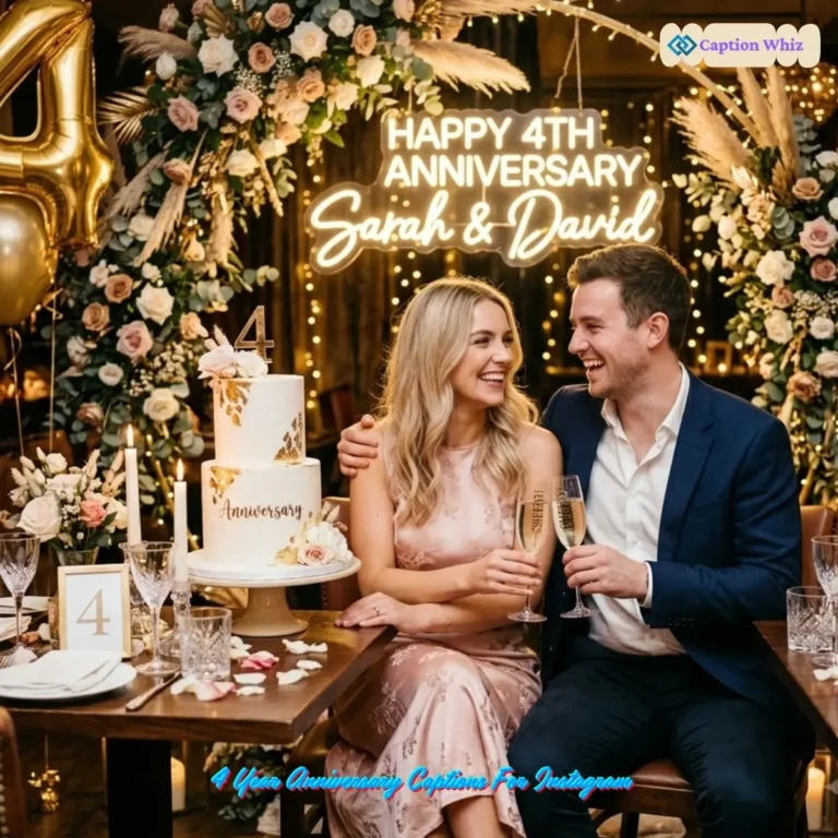 4 Year Anniversary Captions For Instagram