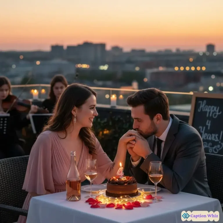 4 Year Anniversary Captions For Instagram