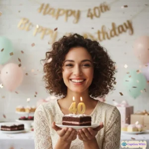 137+ Fun 40th Birthday Captions For Instagram and Quotes With Bold Birthday Vibes