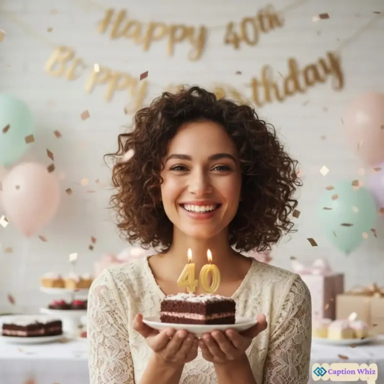 40th Birthday Captions For Instagram