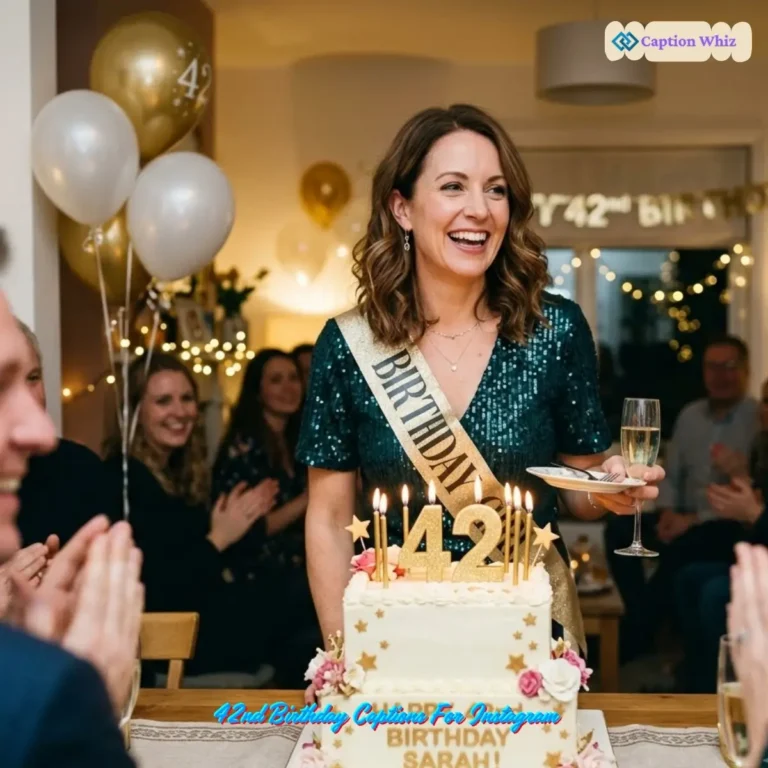 42nd Birthday Captions For Instagram
