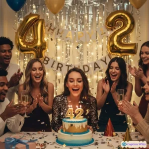 145+ Memorable 42nd Birthday Captions For Instagram and Quotes Moments