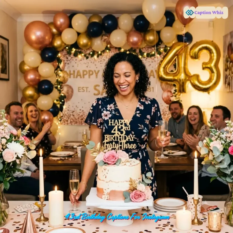 43rd Birthday Captions For Instagram