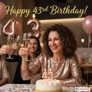147+ Fun 43rd Birthday Captions For Instagram And Quotes Full Of Smiles