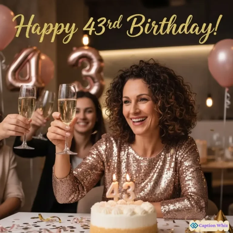 43rd Birthday Captions For Instagram