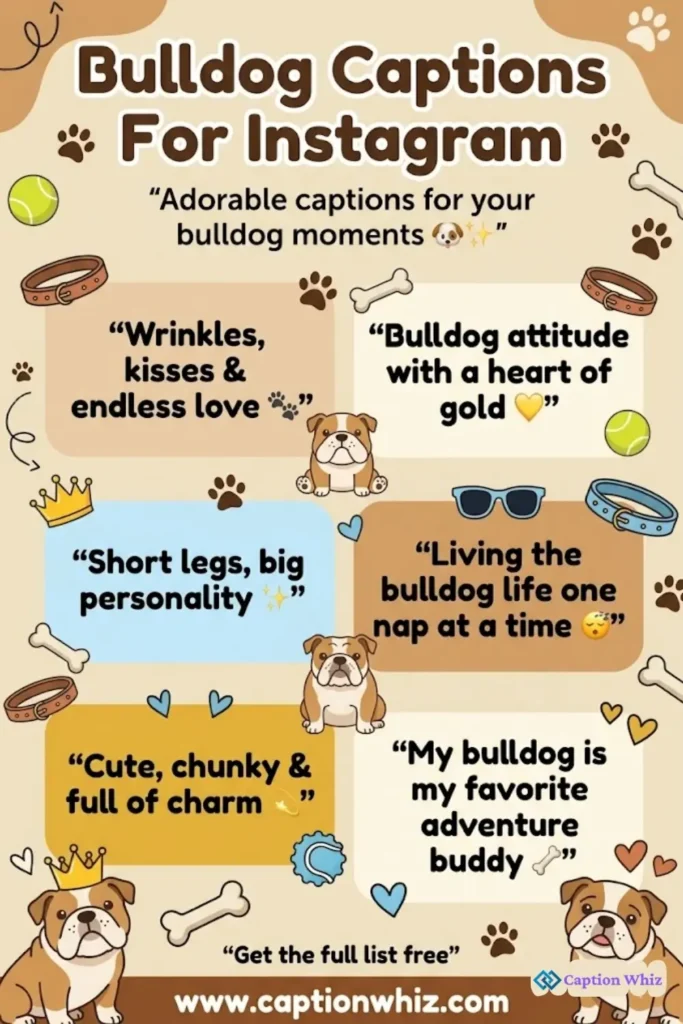 123+ Essential Bulldog Captions For Instagram and Quotes That Will Make You Smile